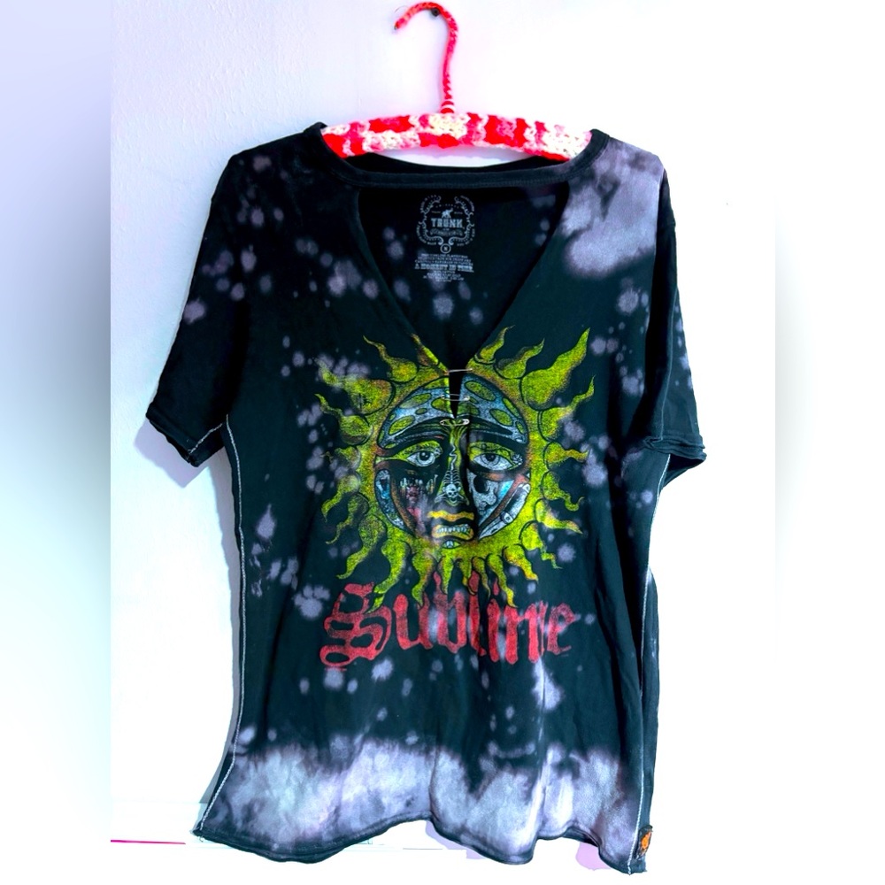 ✨ REWORKED TIE DYE SUBLIME TEE WOMEN’S MEDIUM SUBLIME BAND ✨